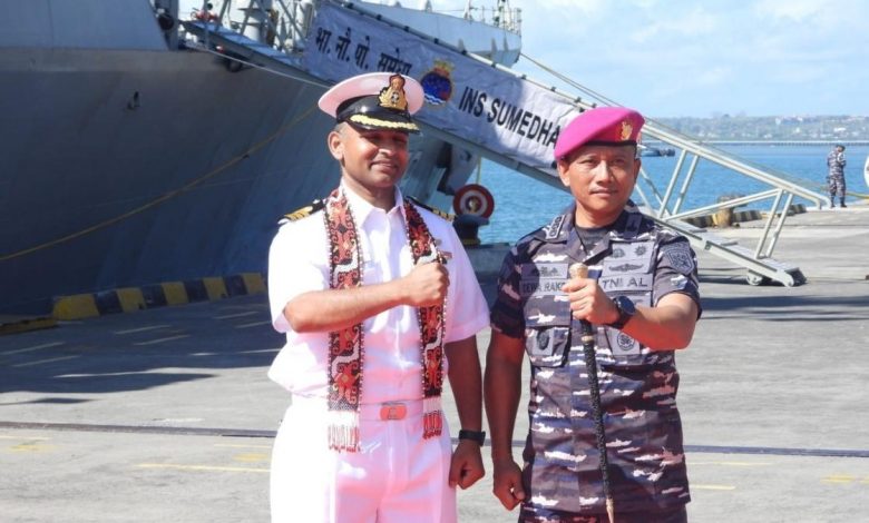 INS Sumedha visits Bali, Indonesia