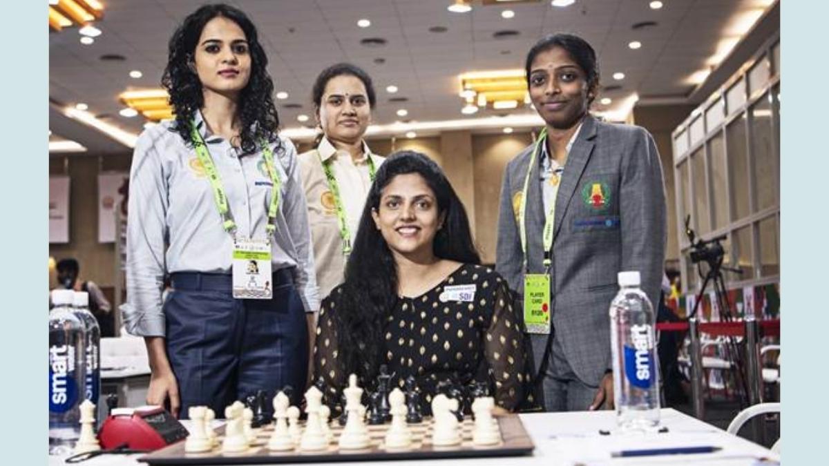 Indian Women Team A And Team B Win Round 4 Matches At The 44th Chess ...