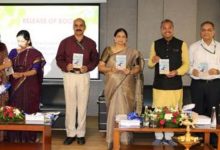 Minister of State for Ayush Dr Munjpara Mahendrabhai releases a book “Science Behind Suryanamaskar”