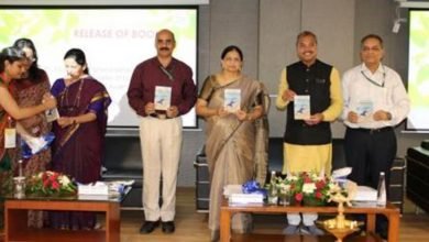 Minister of State for Ayush Dr Munjpara Mahendrabhai releases a book “Science Behind Suryanamaskar”