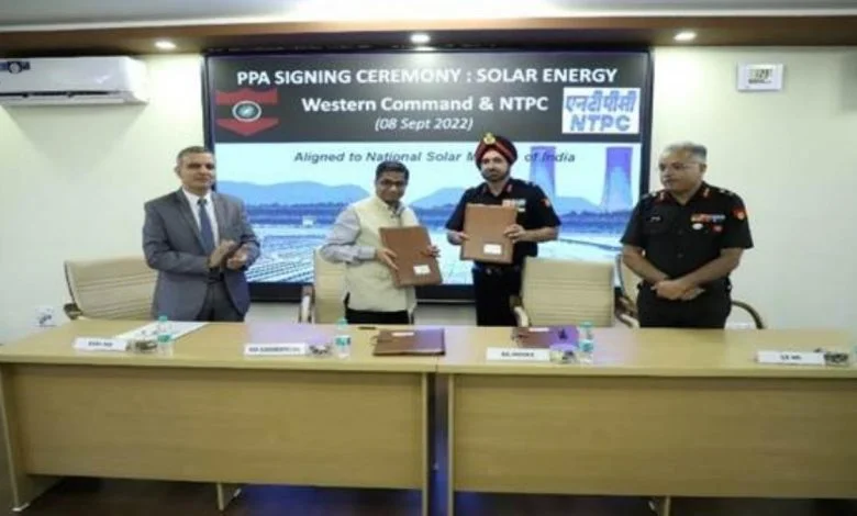 NTPC to supply RE Power to Military Engineering Services (MES)