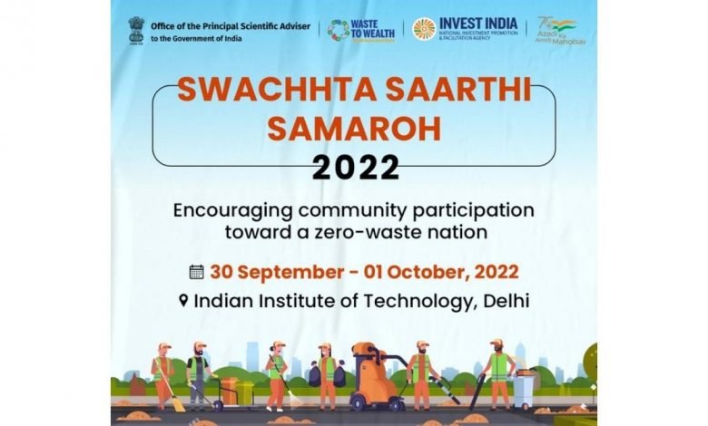 Office of PSA to celebrate Swachhta Saarthi Samaroh 2022
