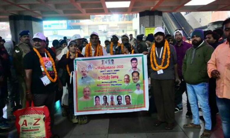 5th batch of Tamil business delegation reached Varanasi to attend ‘Kashi Tamil Sangamam’