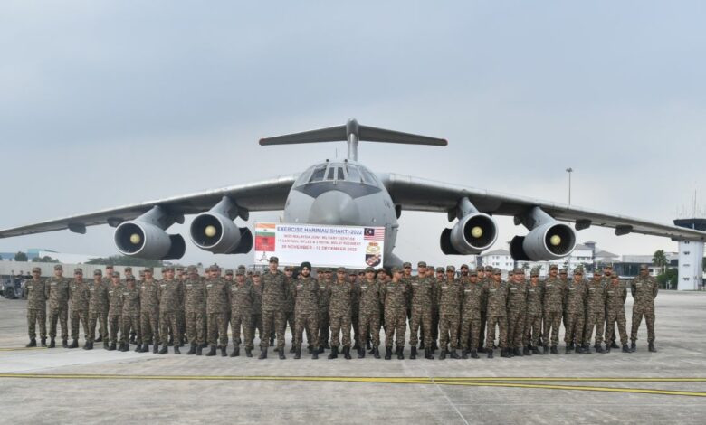 INDIA - MALAYSIA JOINT MILITARY EXERCISE HARIMAU SHAKTI - 2022 COMMENCES AT PULAI, KLUANG, MALAYSIA