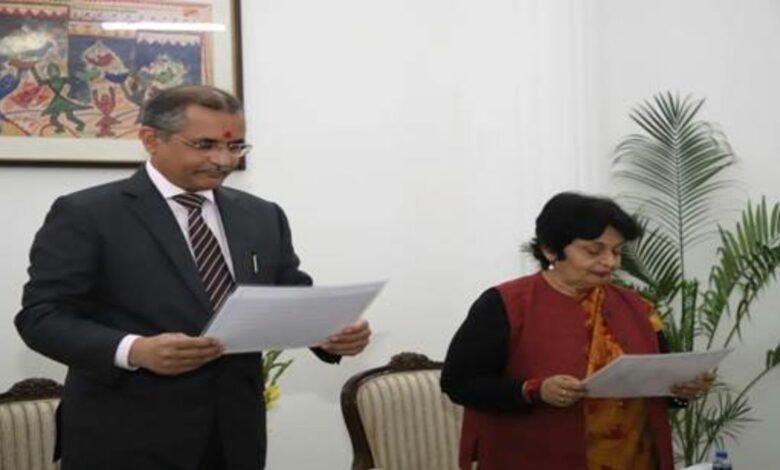 Mrs Preeti Sudan, a former IAS officer takes the Oath of Office and Secrecy as a Member, of UPSC