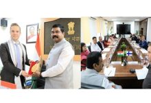 Shri Dharmendra Pradhan holds a meeting with his Finnish counterpart HE Mr Petri Honkonen in New Delhi