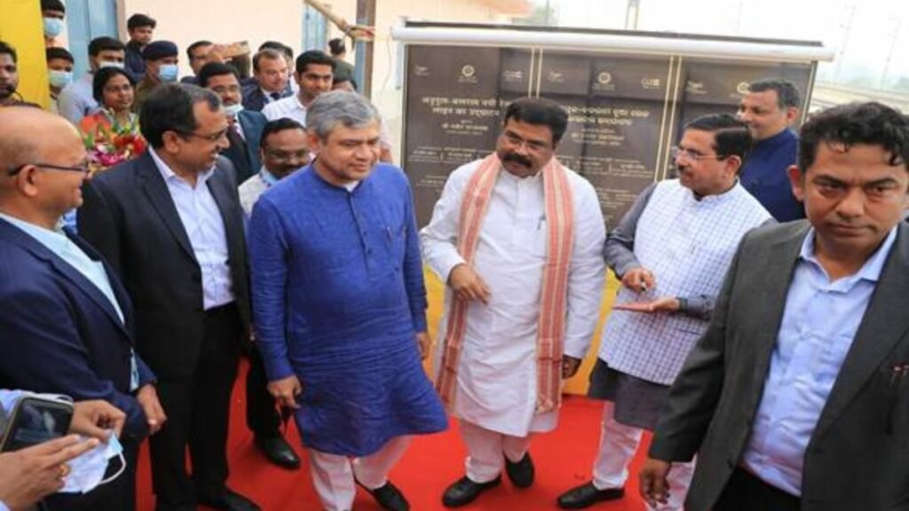 Rs 300 Crore Angul-Balram Rail link Inaugurated