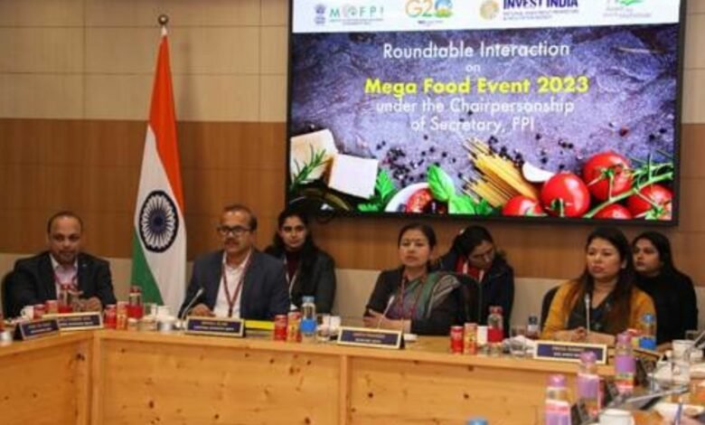Roundtable of Secretary, FPI, Smt. Anita Praveen with Embassies and High Commissions in India on the activities related to the Mega Food Event 2023