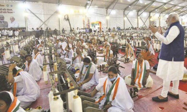 KVIC takes a decision to increase the income of workers associated with Khadi