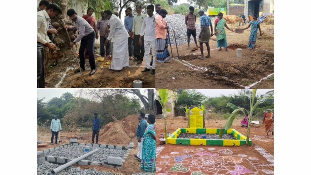 Tiruvannamalai District in TN bagged Elite World Records for establishing 1333 Ground water Recharge Shafts to defunct borewells