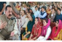 Dr Jitendra Singh holds ‘Public Darbar’ with District Administration and PRI representatives at Hiranagar