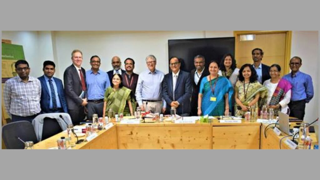 Bill Gates, Co-chair and Trustee of the Bill and Melinda Gates Foundation, called on Prof Ajay Sood