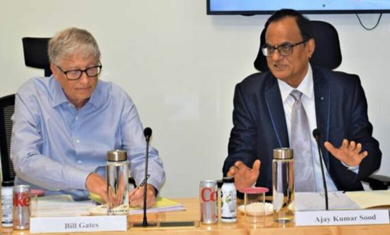 Bill Gates, Co-chair and Trustee of the Bill and Melinda Gates Foundation, called on Prof Ajay Sood