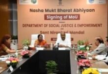 Nasha Mukt Bharat Abhiyaan- MoU signed between the Department of Social Justice and Empowerment and Sant Nirankari Mandal on 22nd March 2023