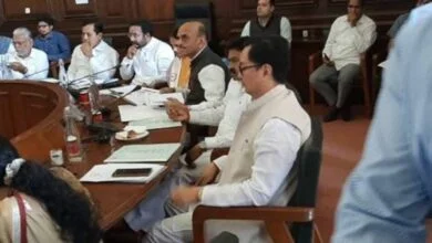 Several Union Ministers discuss preparations for the upcoming International Day of Yoga