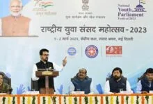 Speaker of Lok Sabha, Shri Om Birla  addresses the valedictory function of the 4th edition of the National Youth Parliament Festival (NYPF) 2023