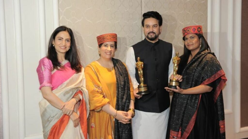 Shri Anurag Thakur meets the team behind Elephant Whisperers