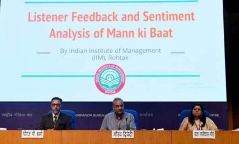 Ahead of the 100th episode, IIM Survey finds Mann Ki Baat has reached 100 crore listeners