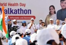 On the occasion of World Health Day, Union Health Ministry organises a Walkathon event in New Delhi