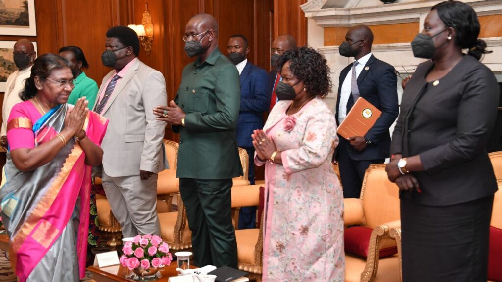 A PARLIAMENTARY DELEGATION FROM SOUTH SUDAN CALLS ON THE PRESIDENT