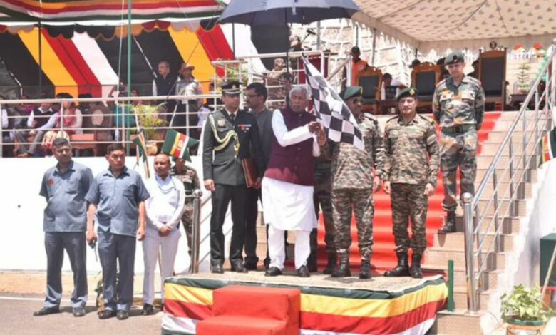 Purvottar Bharat Rally concluded at Umroi Military Station