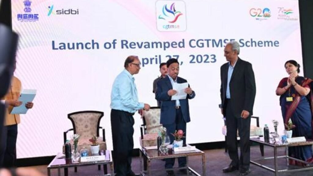 Shri Narayan Rane launches the revamped CGTMSE Scheme