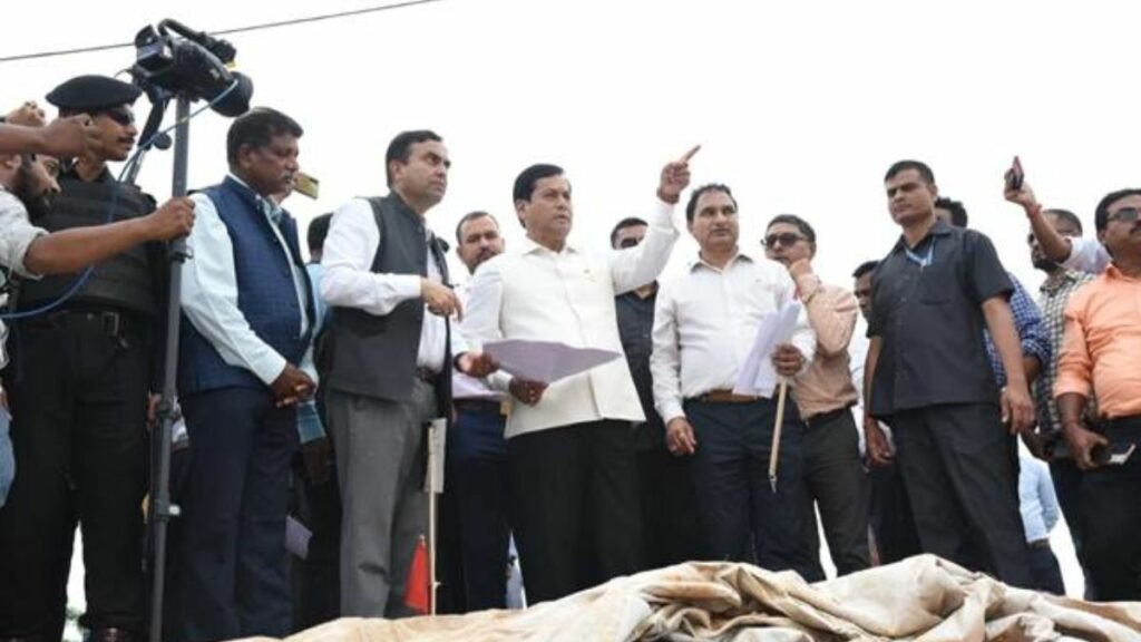 Shri Sarbananda Sonowal reviews the progress of India’s First International Multimodal Logistics Park at Jogighopa, Assam
