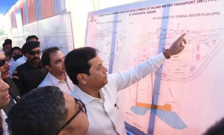 Shri Sarbananda Sonowal reviews the progress of India’s First International Multimodal Logistics Park at Jogighopa, Assam