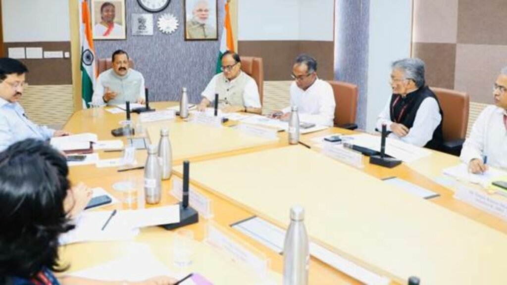 Dr Jitendra Singh chairs a high-level joint meeting of Science Ministries and departments