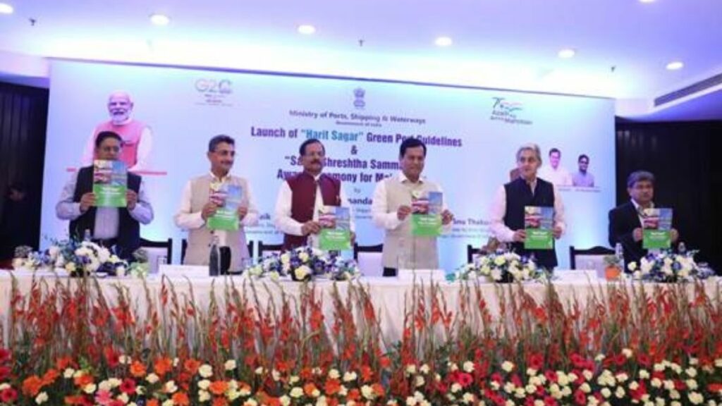 Union Minister Shri Sarbananda Sonowal launches ‘Harit Sagar’ the Green Port Guidelines 2023