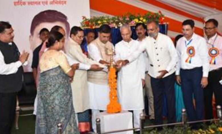 Shri R. K. Singh lays the foundation stone for the augmentation of POWERGRID’s Ara sub-station