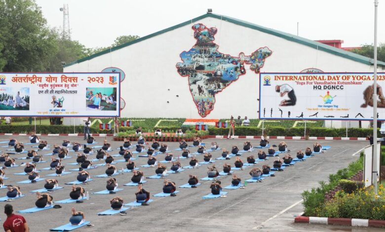 Over 11 lakh NCC Cadets across the country perform Yoga on International Day of Yoga 2023