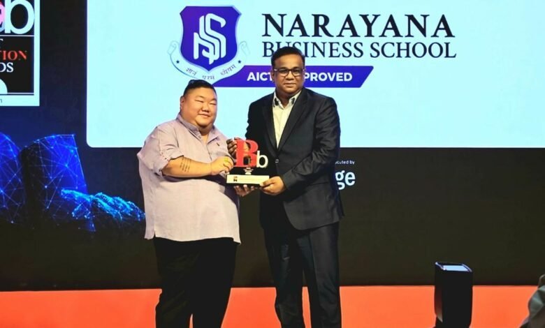Transforming India Education: Narayana Business School Receives The Economic Times Best Education Brands 2023
