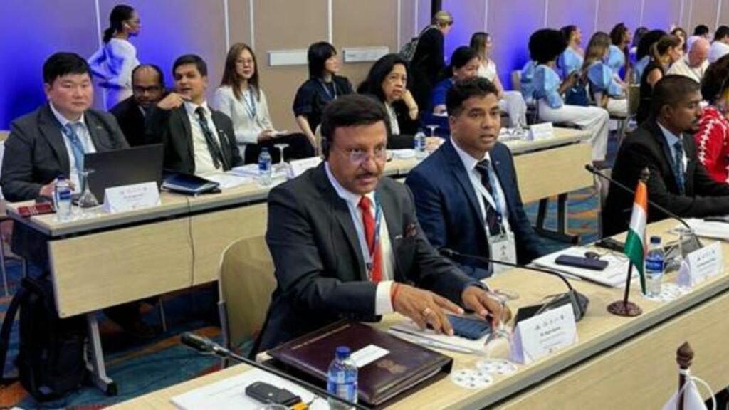 CEC Rajiv Kumar participates in the 11th meeting of the Executive Board of the Association of World Election Bodies (A-WEB)