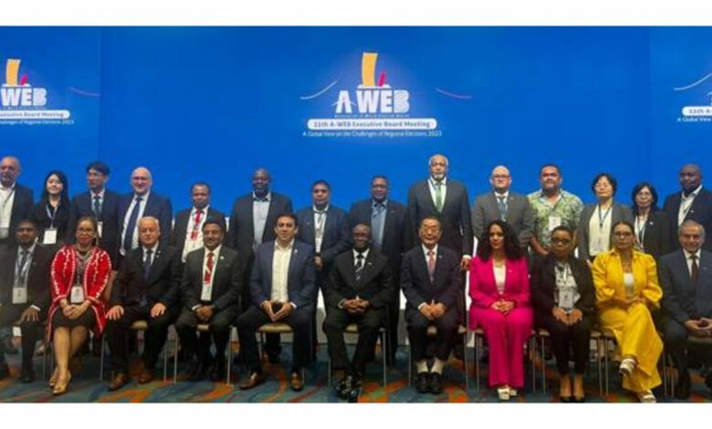 CEC Rajiv Kumar participates in the 11th meeting of the Executive Board of the Association of World Election Bodies (A-WEB)