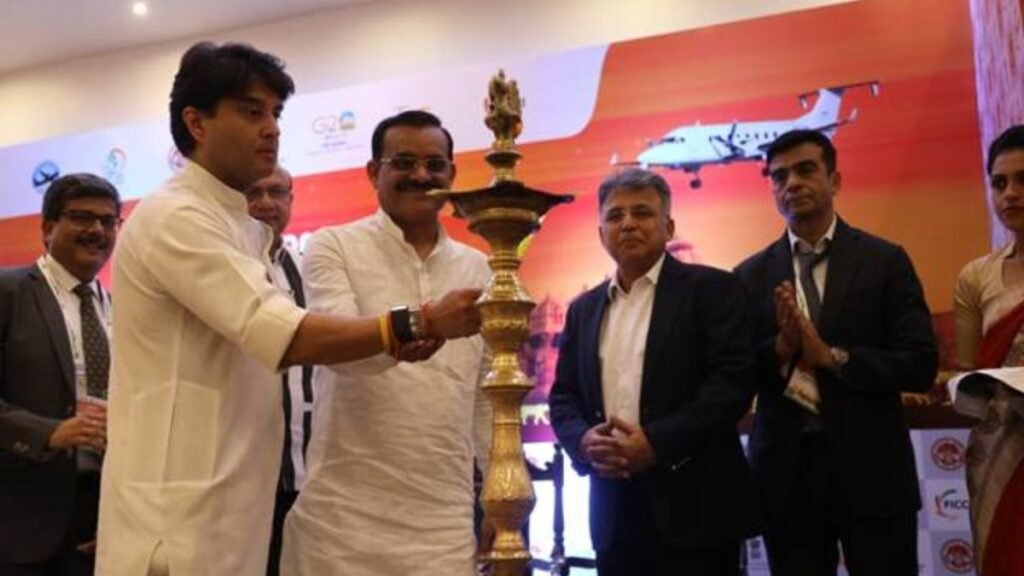Shri Jyotiraditya M Scindia inaugurates Heli Summit 2023 and UDAN 5.2 in Khajuraho