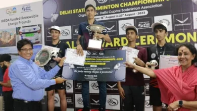 IREDA honours winners of Delhi State Badminton Championships 2023