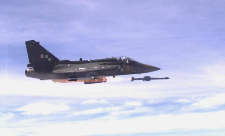 LCA Tejas successfully test-fires indigenous ASTRA Beyond Visual Range air-to-air missile off the Goa coast