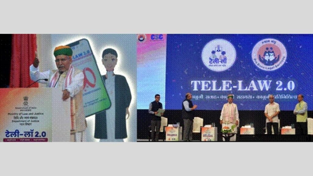 Tele-Law 2.0 unveiled by Law Minister