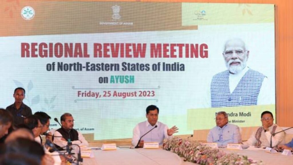 Shri Sarbananda Sonowal calls for Integrated Ayush Medicine Departments in leading state hospitals of NER