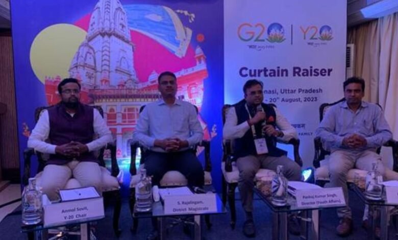 Y20 Summit under G20 being hosted by the Department of Youth Affairs gets underway at Varanasi Summit to be held  from 17th to 20th August 2023
