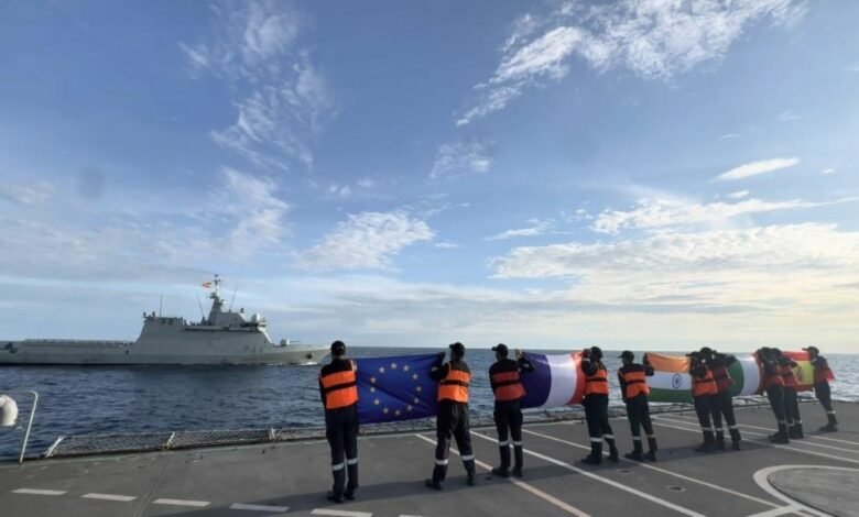 GULF OF GUINEA: EU AND INDIA CARRY OUT MAIDEN JOINT NAVAL EXERCISE