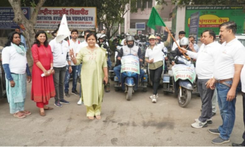 Nationwide Bikers rally with the global message of 'Ayurveda for One Health' organised Successfully