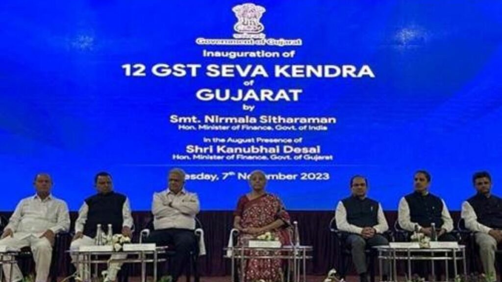 Smt. Nirmala Sitharaman launches 12 GST Seva Kendras in Vapi, Gujarat