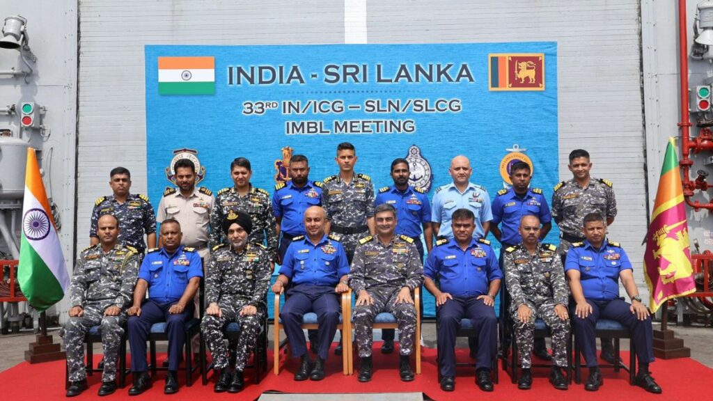 MARITIME SECURITY MEETING BETWEEN INDIAN NAVY AND SRI LANKAN NAVY