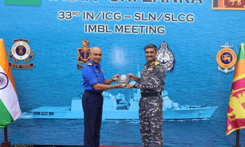 MARITIME SECURITY MEETING BETWEEN INDIAN NAVY AND SRI LANKAN NAVY