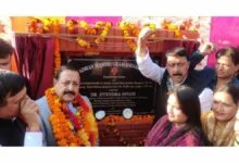 Dr Jitendra Singh launches several PMGSY road projects in his constituency