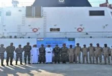 Indian Coast Guard Offshore Patrol Vessel Sajag makes port call at Dammam, Saudi Arabia