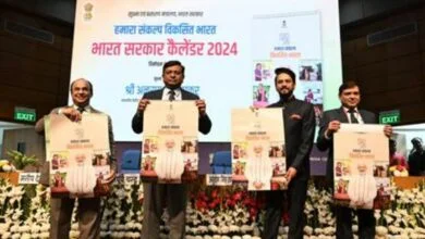 Union Minister Shri Anurag Thakur today launched the Government of India calendar 2024 with the theme of “Hamara Sankalp Viksit Bharat”