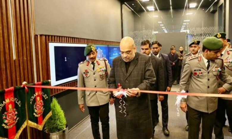 Shri Amit Shah inaugurates the Cyber Security Operations Centre in Assam Rifles Headquarters at Shillong